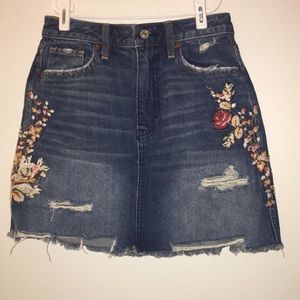 Abercrombie & Fitch Women jean skirt